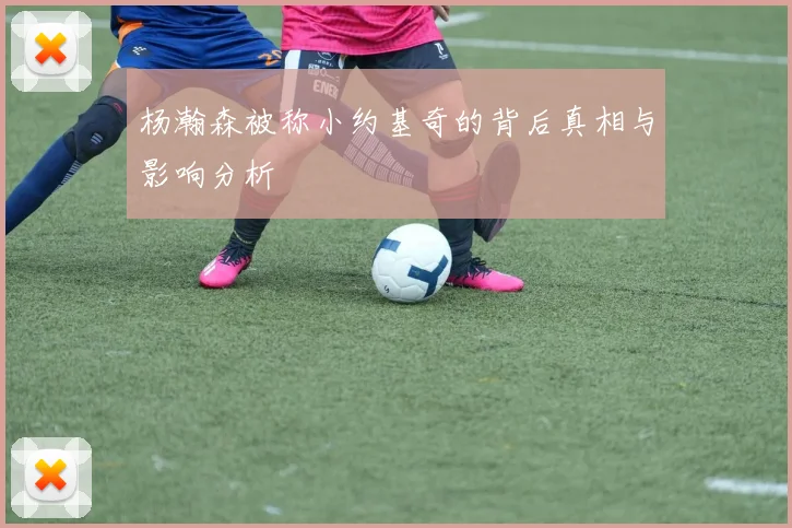 杨瀚森被称小约基奇的背后真相与影响分析